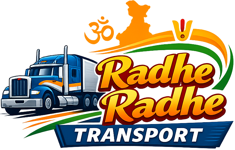 Radhe Radhe Transport Durgapur Official Logo